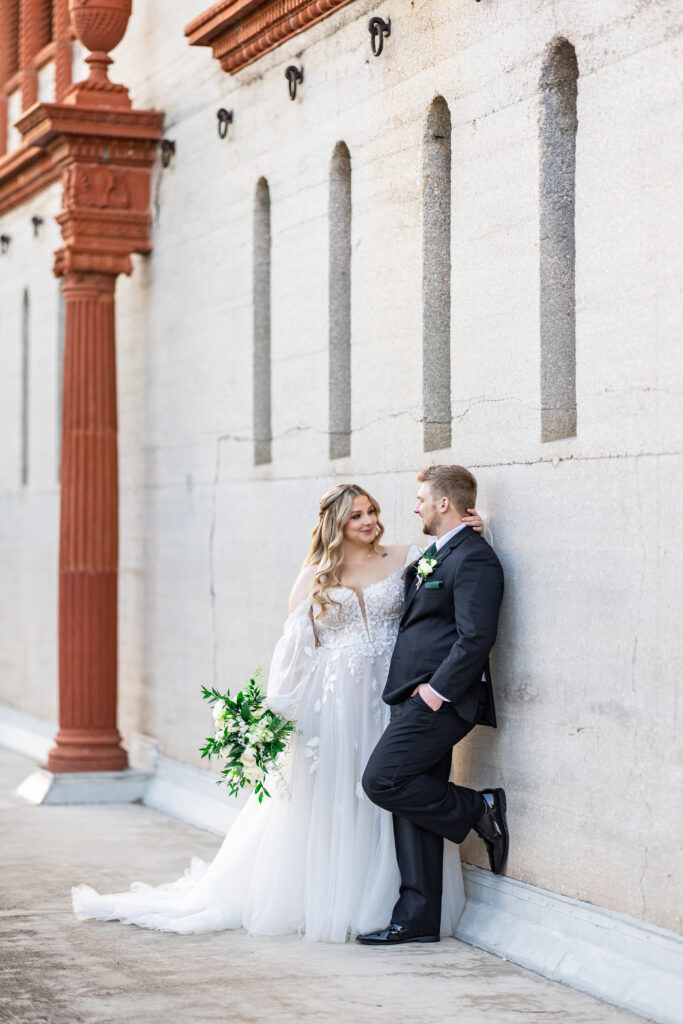 lightner museum wedding in saint augustine, florida