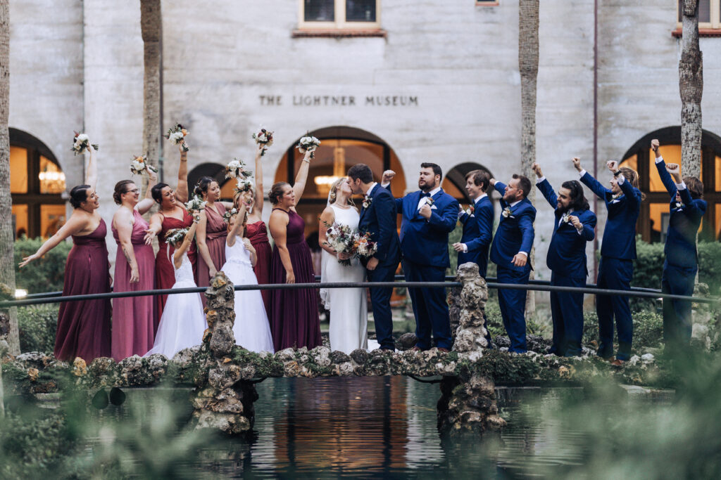 saint augustine florida wedding at the lightner museum wedding venue in northeast florida. historic museum wedding in florida